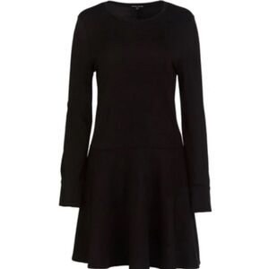 💞 New Women’s Small Black Max & Ash Ponte Dress